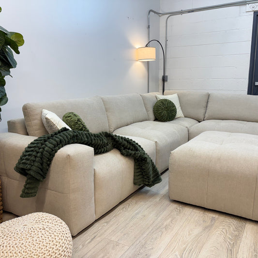 Paige 6-piece Modular Fabric Sectional