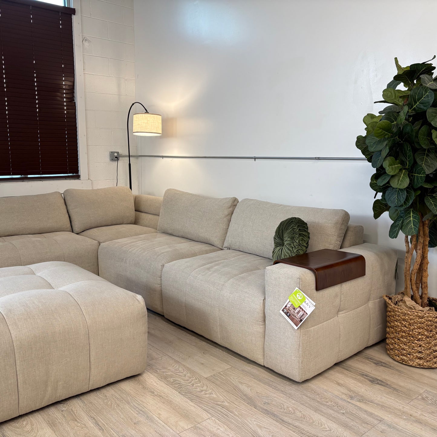 Paige 6-piece Modular Fabric Sectional