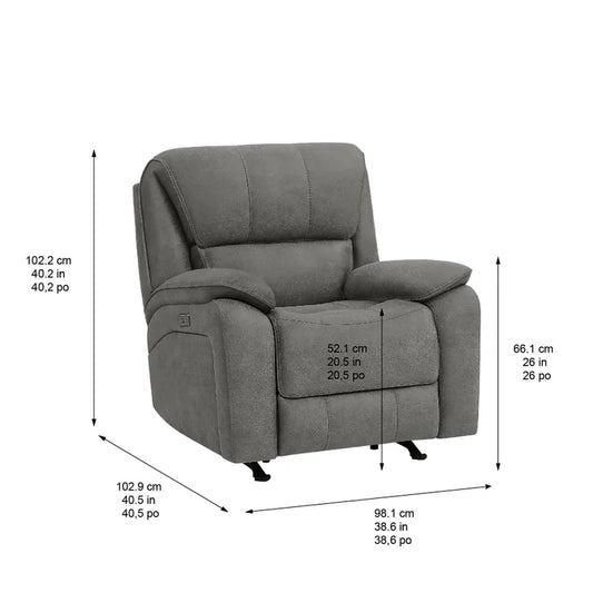 Jones Fabric Rocker Recliner Barcalounger