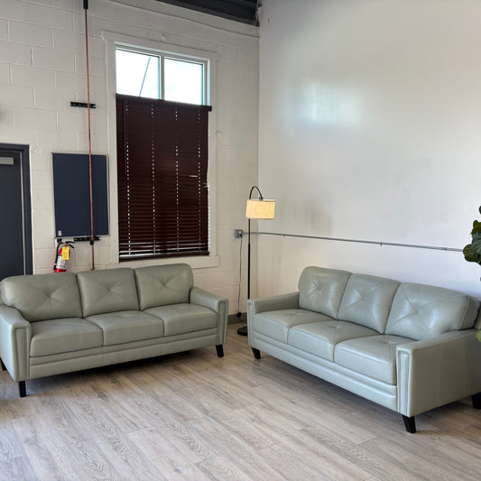 Atmore Top Grain Leather Sofa & Loveseat