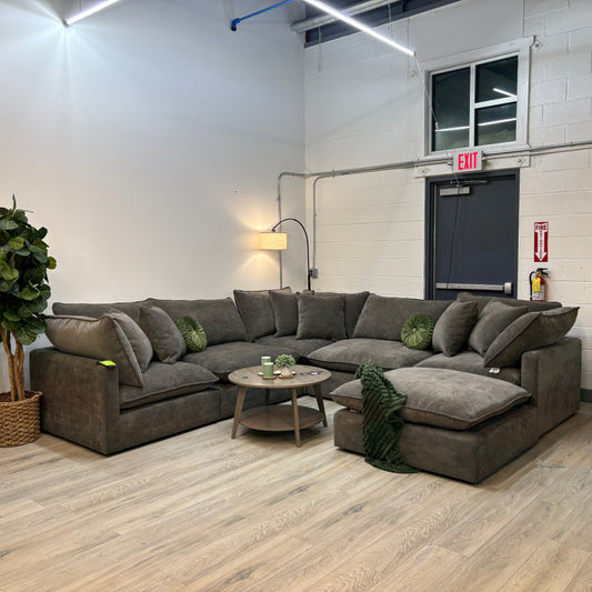 Mira 6-piece Fabric Modular Sectional
