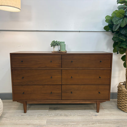 Article Cooper 6-Drawer Double Dresser - Walnut