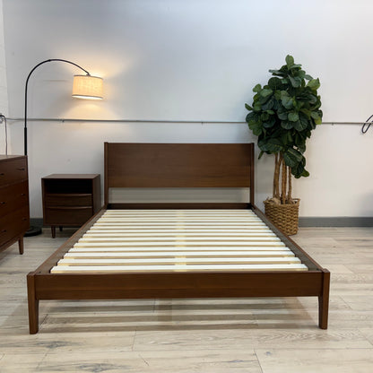 Article Cooper Queen Low Profile Bed - Walnut