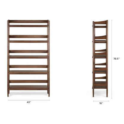 Article Cotu 43" Bookcase - Walnut
