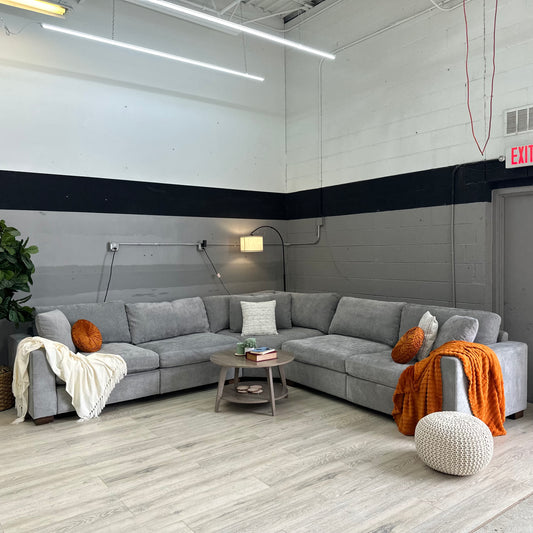 Henredon Selene 3-piece Sectional with Power Footrest