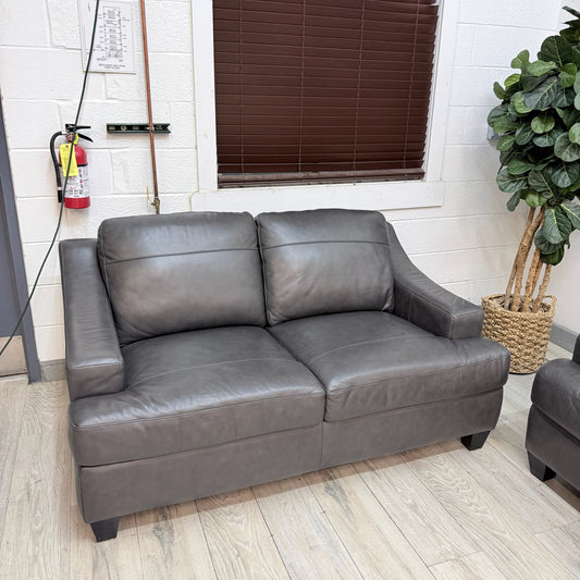 Merona 2-Piece Leather Sofa and Loveseat Set