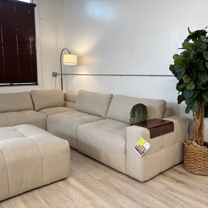 Paige 6-piece Modular Fabric Sectional
