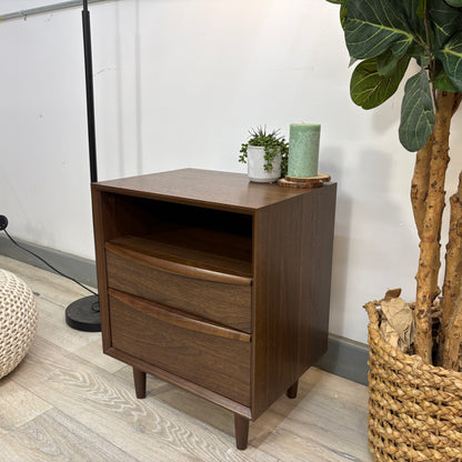 Article Lenia 2-Drawer Nightstand - Walnut