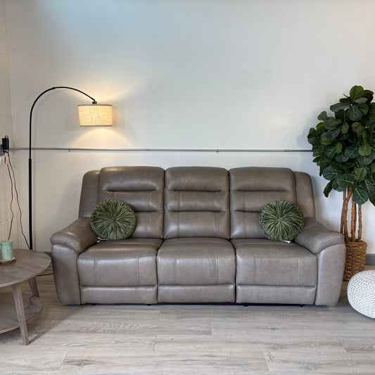 Mason Leather Power Reclining Sofa with Power Headrests