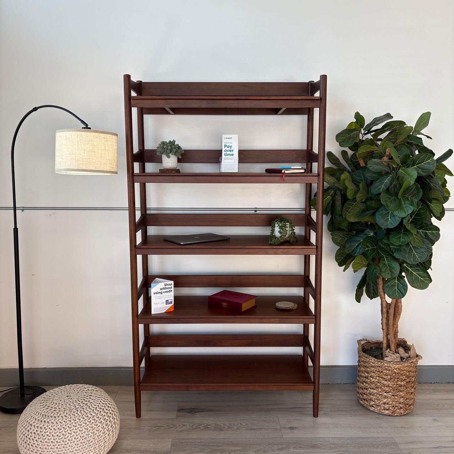Article Cotu 43" Bookcase - Walnut
