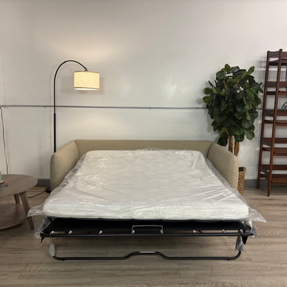 Article Leigh 86" Reversible Storage Sofa Bed Sectional - Silver Taupe
