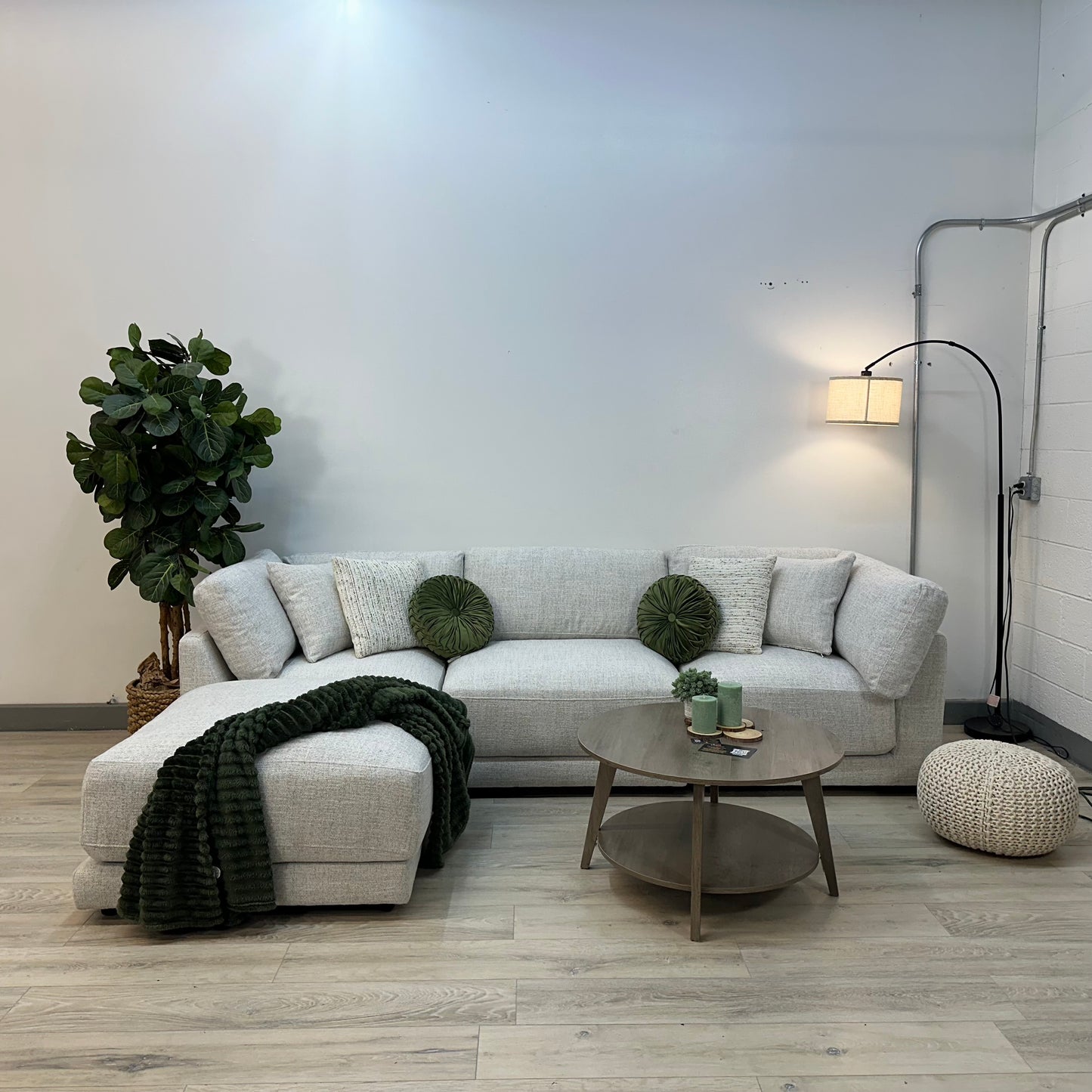 Dayna 4-piece Fabric Modular Sectional
