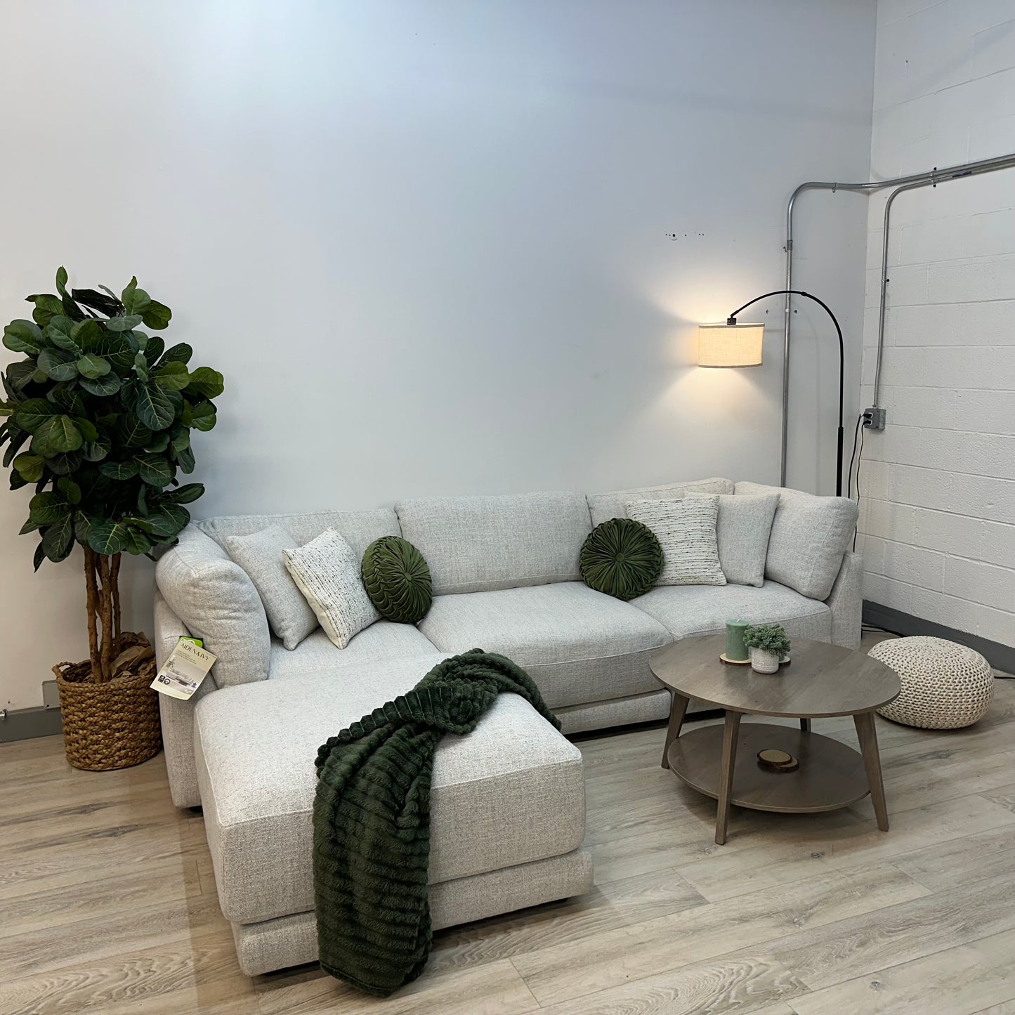 Dayna 4-piece Fabric Modular Sectional