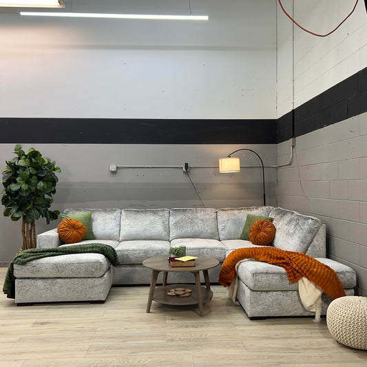 Gray Velvet Ashley Furniture Sectional