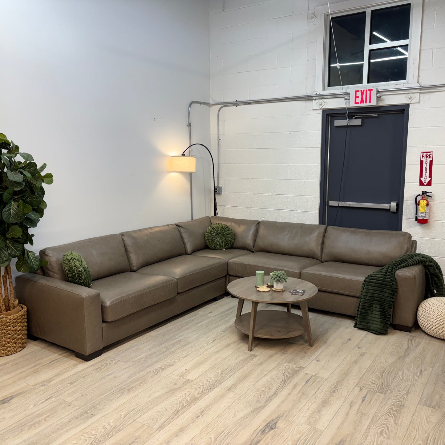 Tayler Leather Sectional