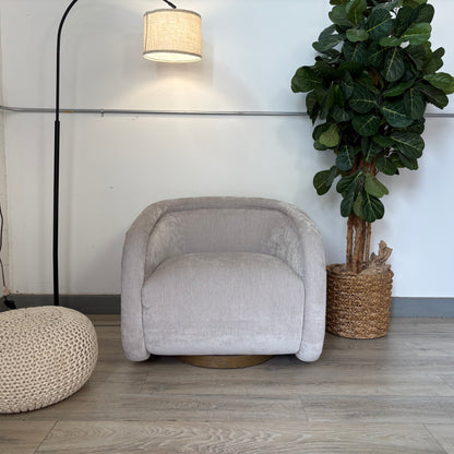 Henredon Aspen Hill Fabric Swivel Chair