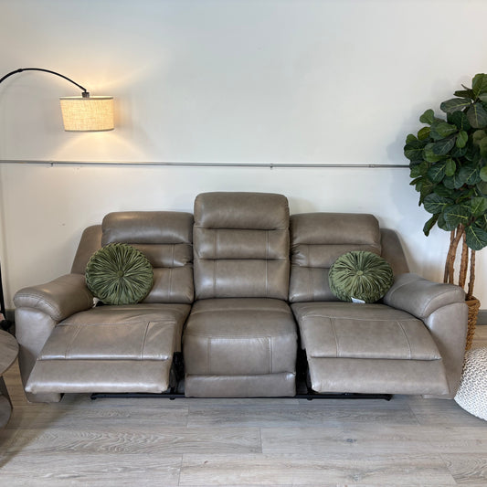 Mason Leather Power Reclining Sofa with Power Headrests