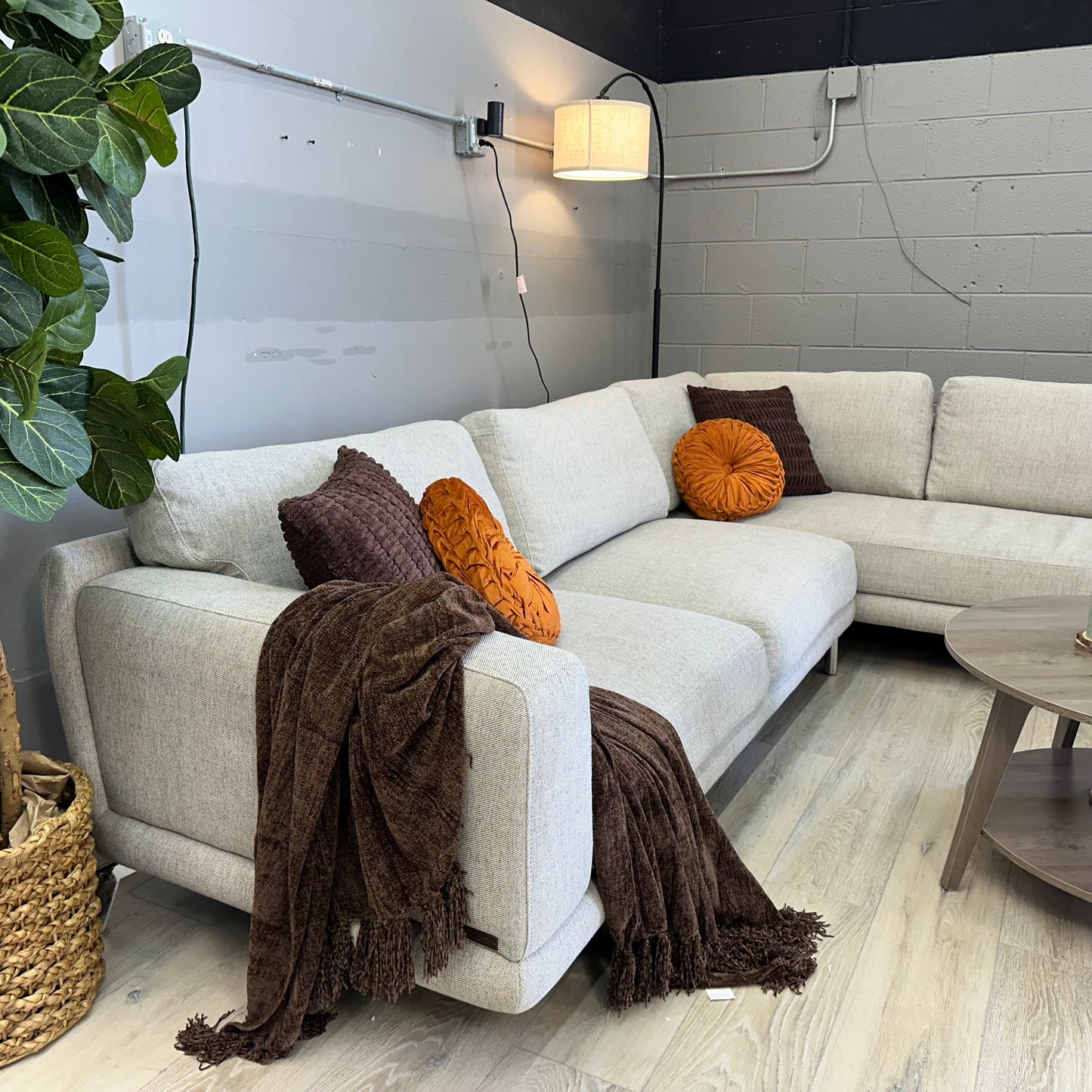 Kyler Fabric Chaise Sectional