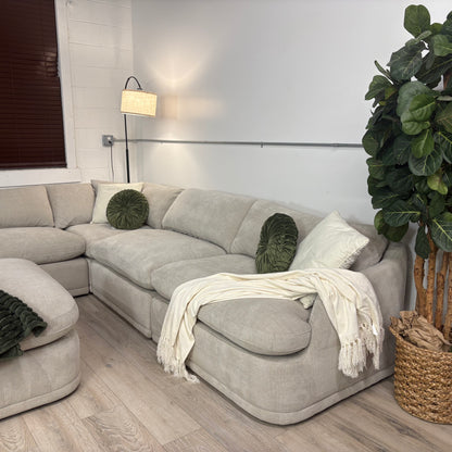 Hartley 6-piece Fabric Modular Sectional