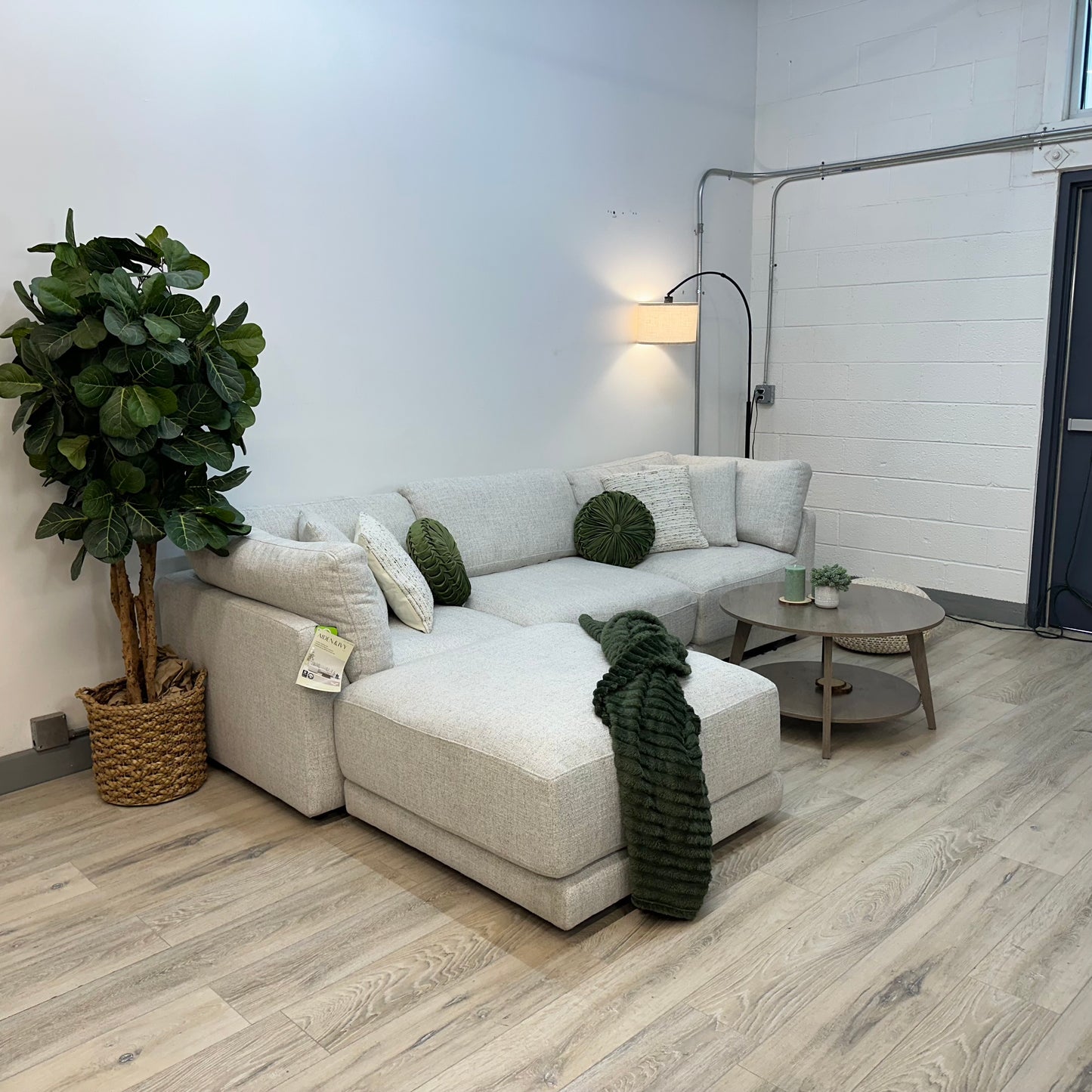 Dayna 4-piece Fabric Modular Sectional