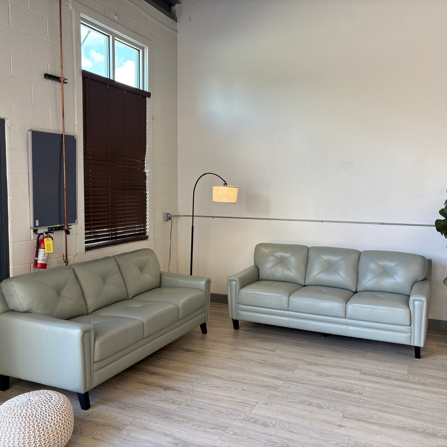 Atmore Top Grain Leather Sofa & Loveseat