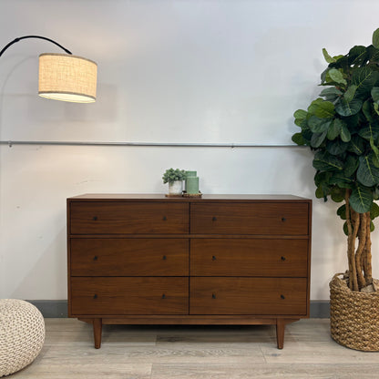 Article Cooper 6-Drawer Double Dresser - Walnut