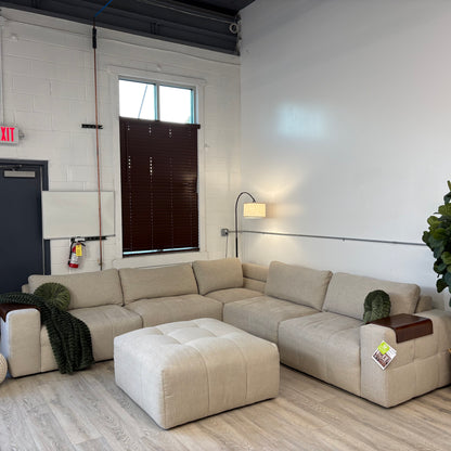 Paige 6-piece Modular Fabric Sectional