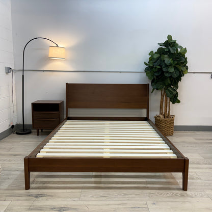 Article Cooper Queen Low Profile Bed - Walnut