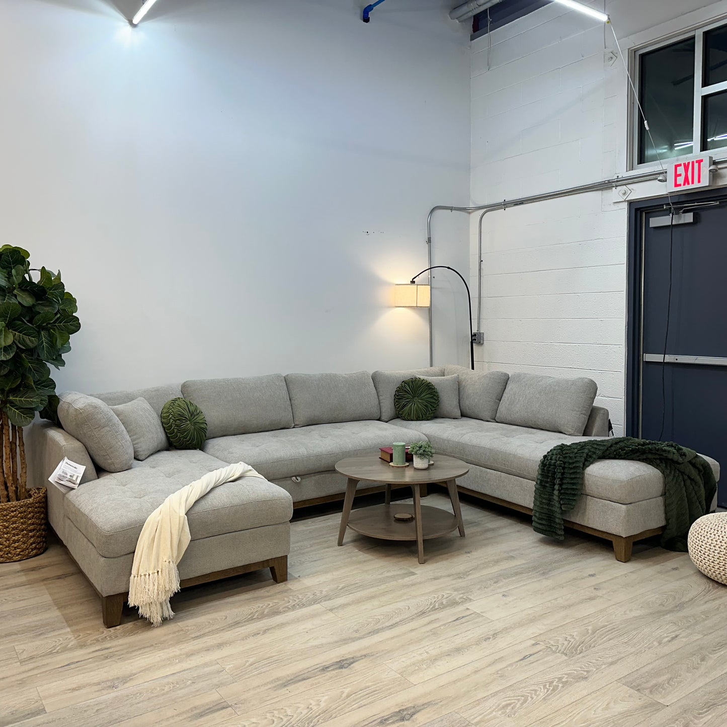 Thomasville Tavish Fabric Sectional with Storage