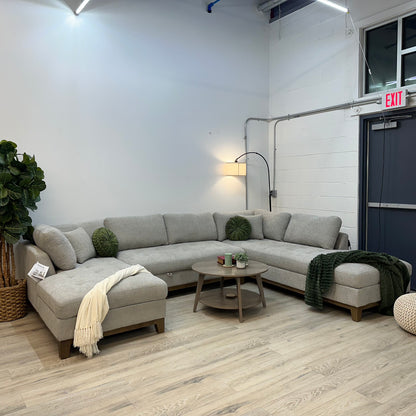 Thomasville Tavish Fabric Sectional with Storage